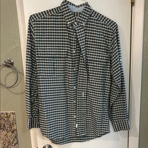 Woolrich Men's Green Plaid Shirt